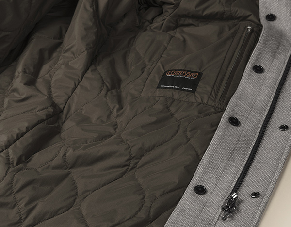 doublure matelassée manteau sur mesure