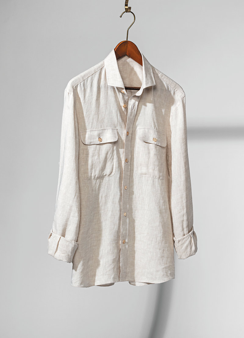 chemise casual homme blanche