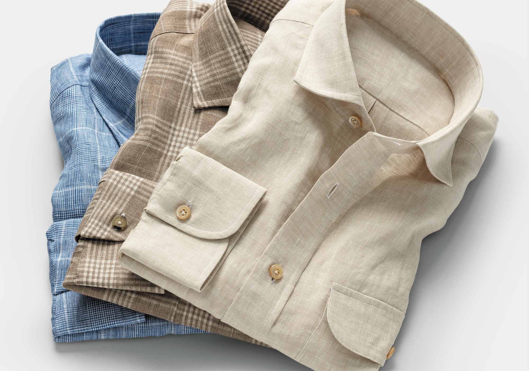 chemises casual confectionnées sur mesure