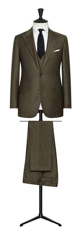 costume sur mesure vert