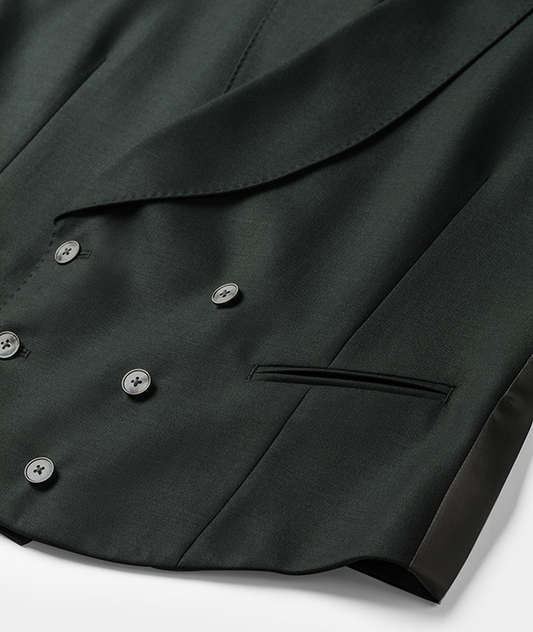 gilet de costume noir