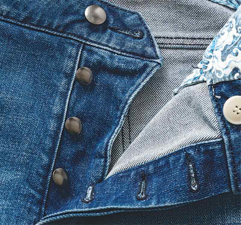 jeans boutons