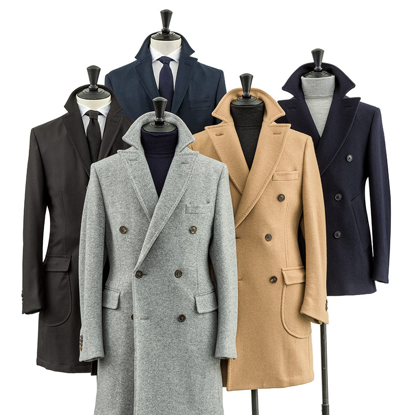 coupes de manteaux sur mesure