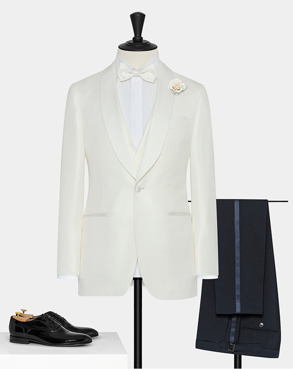 veste smoking blanche ceremonies