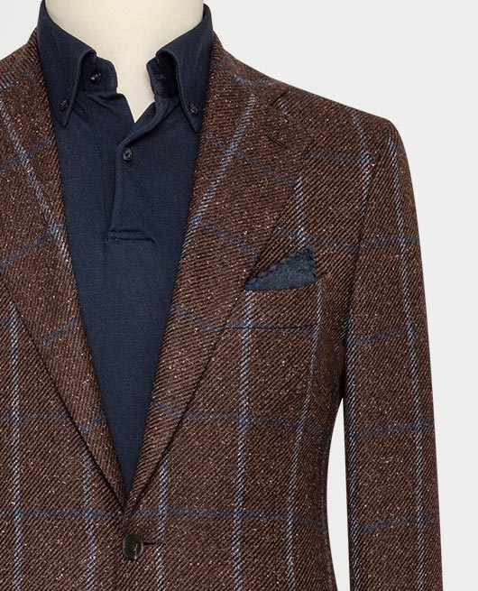 vestes costume sur mesure rayures