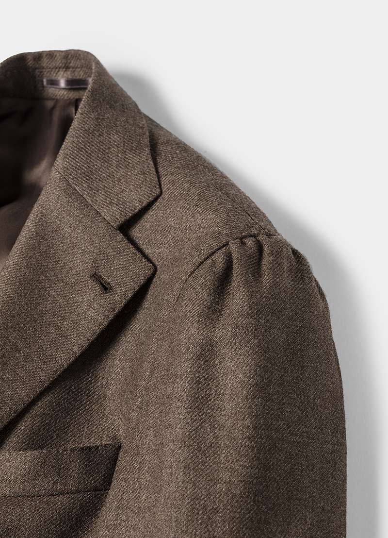 veste costume sur mesure épaules
