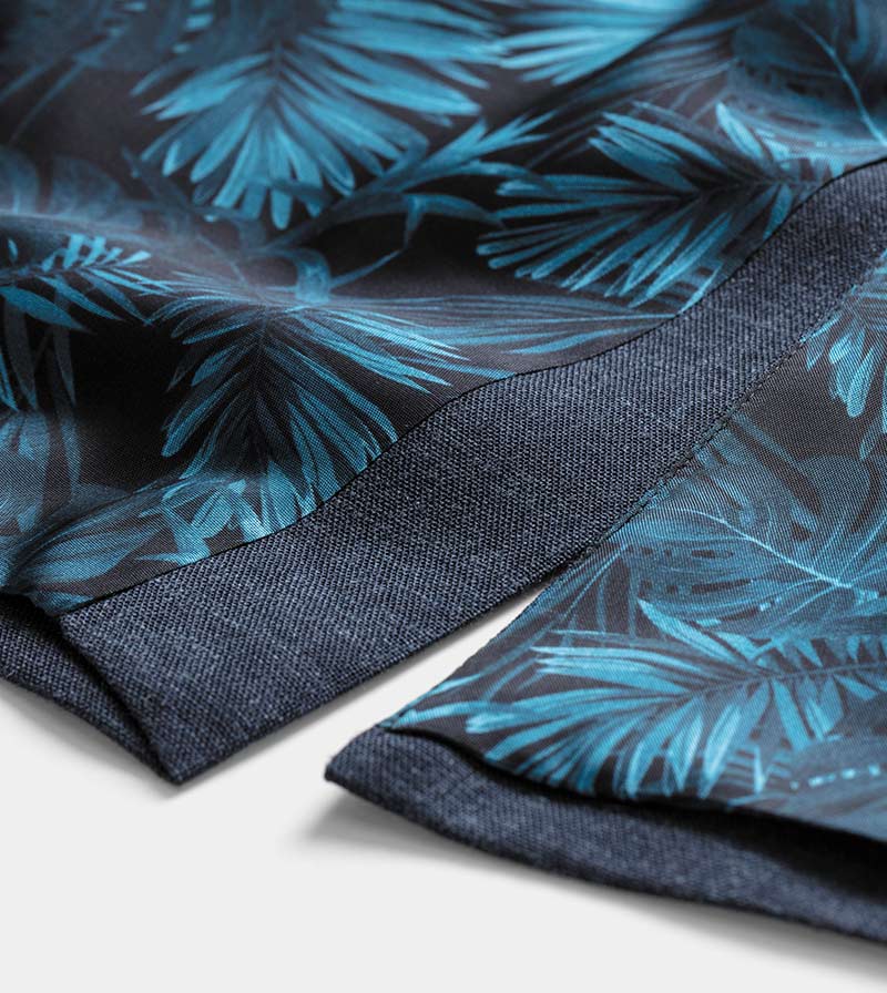doublure motif veste costume sur mesure