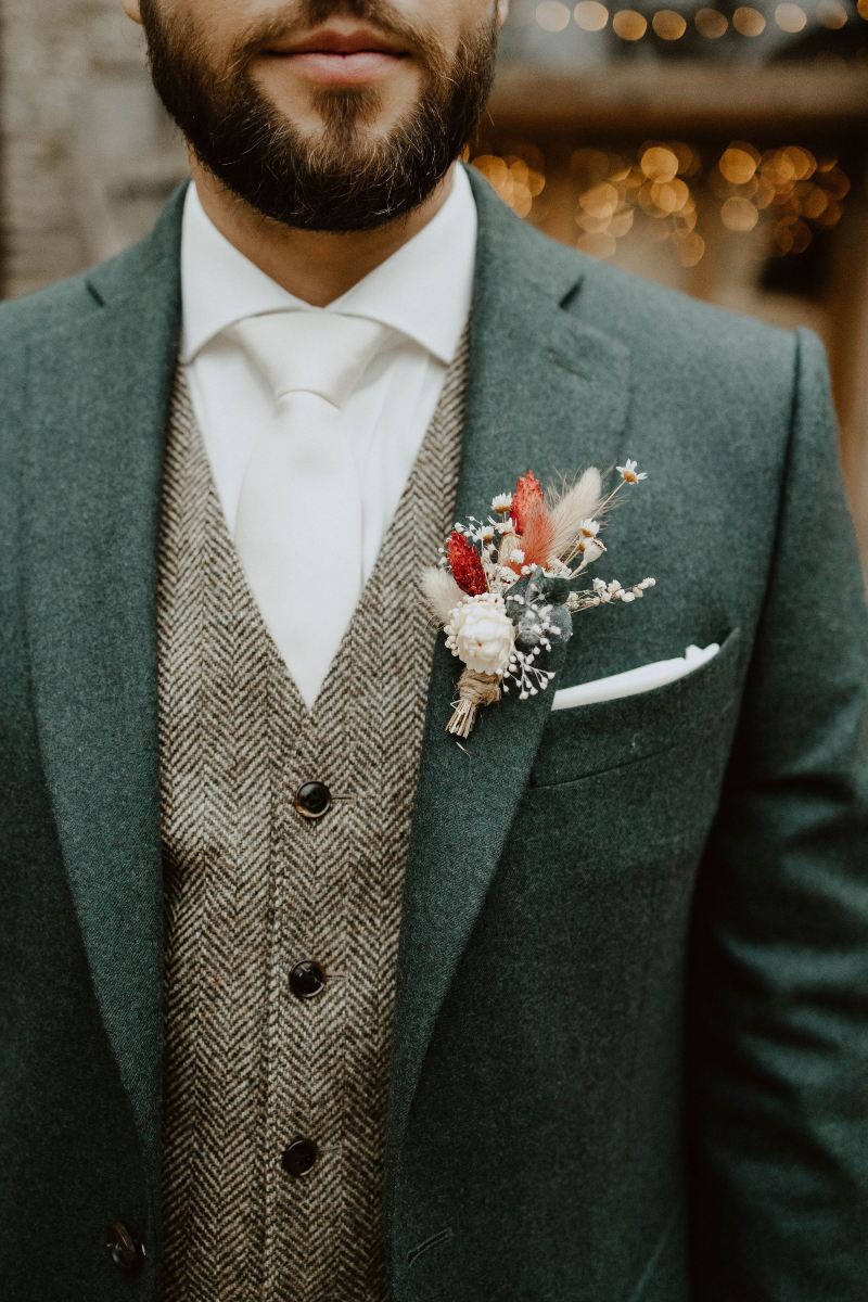 veste et gilet tweed