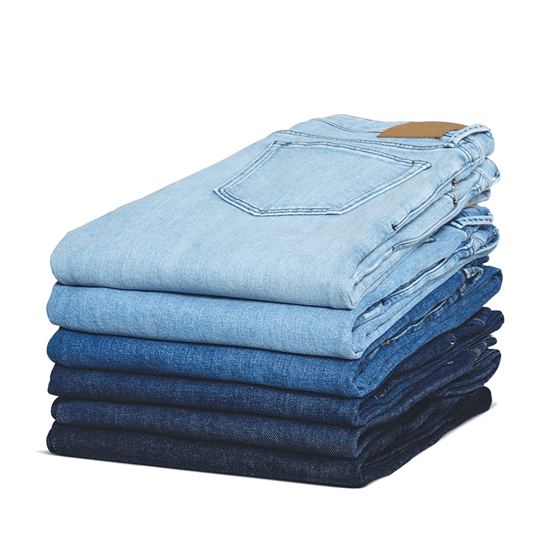 pile jeans bleus