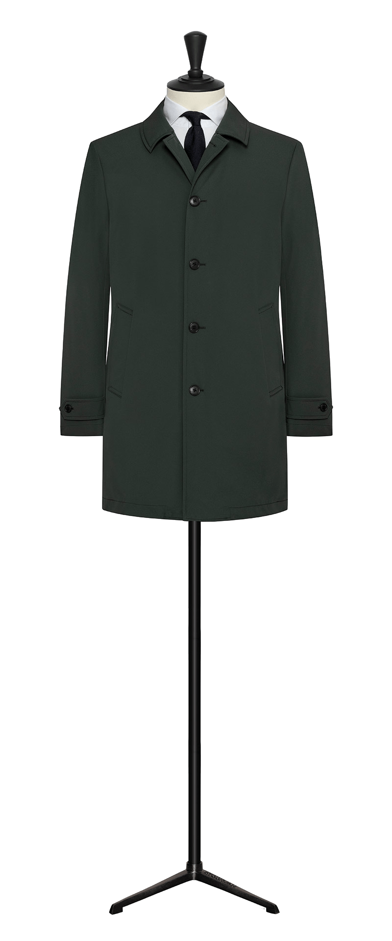 pardessus vert coupe droite