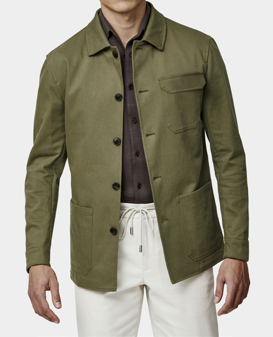 technical hybrid jacket