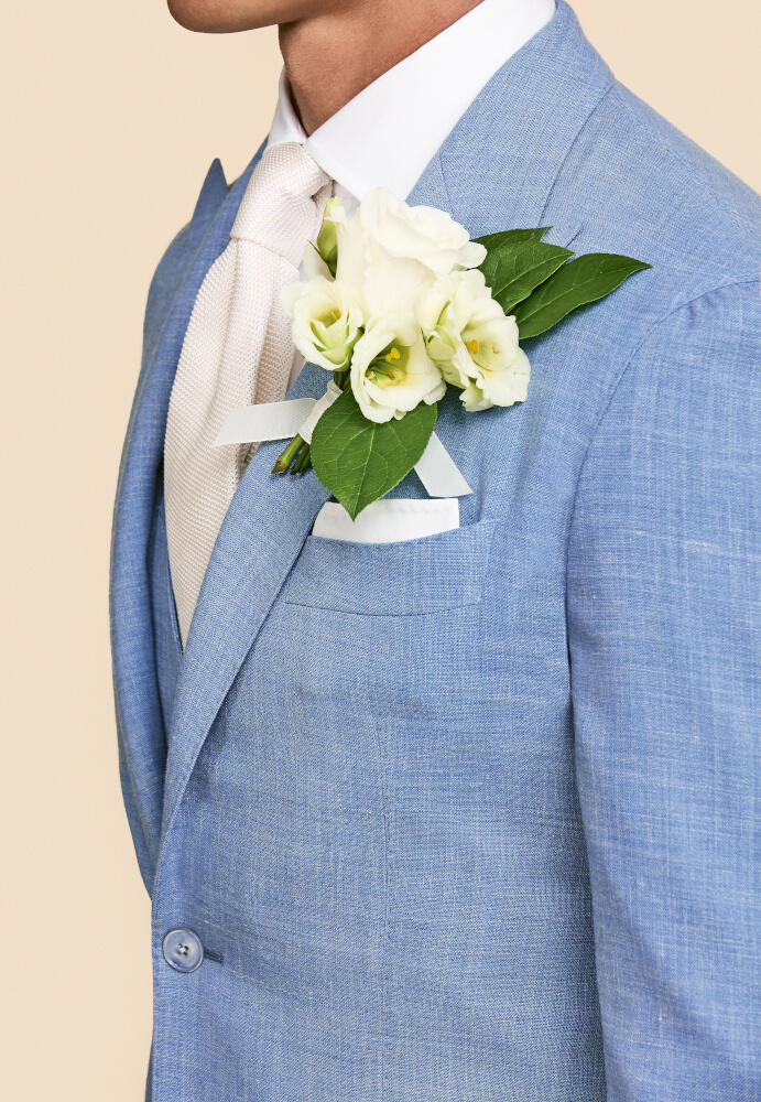 mariage en bleu