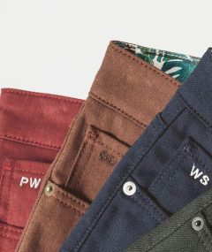 jeans sur mesure broderie